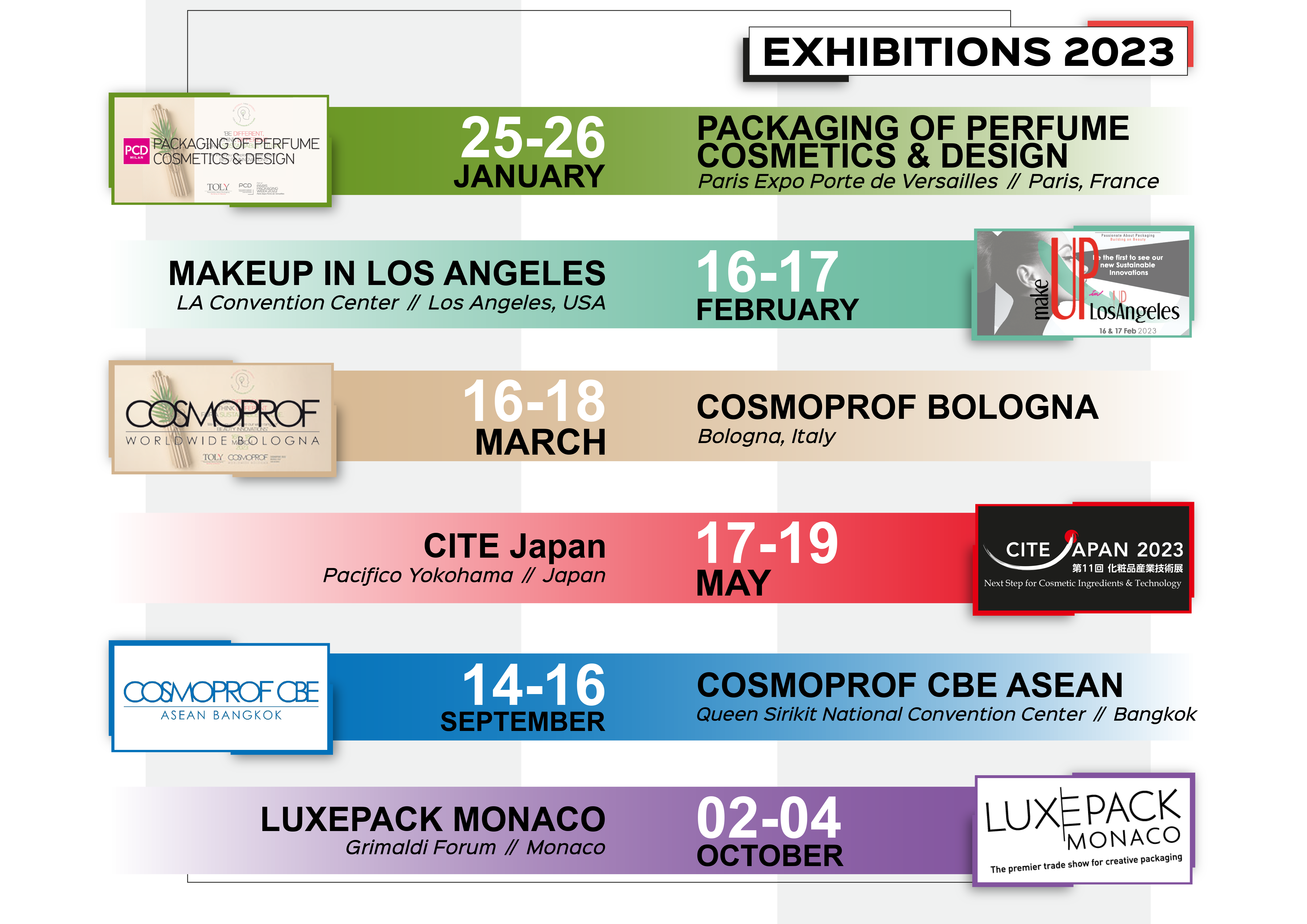 Exhibitions calendar